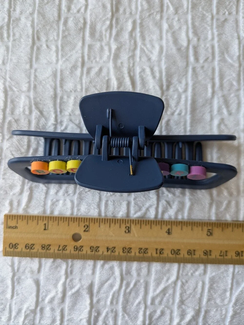 Book Girl Hairclip Claw Style Handcrafted | NWT
